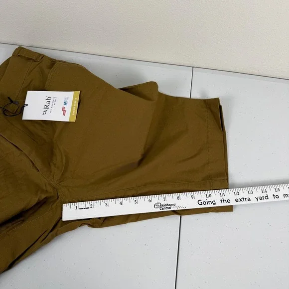 Rab Radius Shorts Men 32 Cumin Brown Gorpcore Hiking Outdoor QBU-67 - Picture 6 of 9